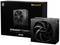 Power supply 'be quiet! Straight Power 11' with 850W on a black background. Packaging shows product image with labelling.