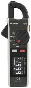 VOLTCRAFT VC-321 Clamp meter Calibrated to (ISO standards)   CAT II 600 V, CAT III 300 V Display (counts): 2000