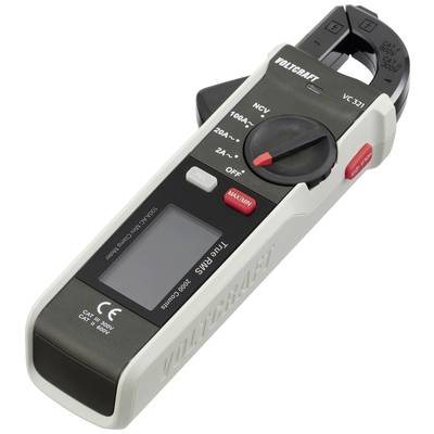 A digital multimeter with clamp measurement function, suitable for measuring current, voltage and resistance, with LCD display and control dial.