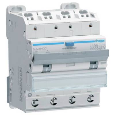 Hager ADM466QC RCBO 0.03 A 230 V, 400 V-0