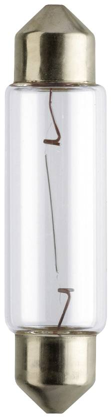 A glass fuse with metal end-caps, showing a continuous wire inside, used to protect electrical devices.