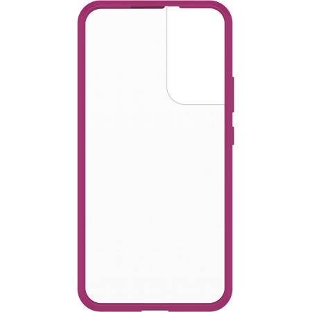 Rose mobile phone case with rectangular camera cutout, minimalist design.