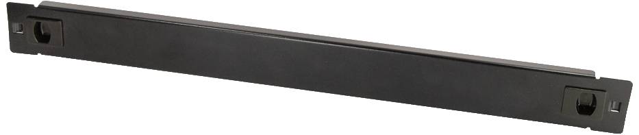 Black, elongated metal frame with two side mounting points.