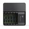 External hard drive docking station in black with multiple bays for storage.