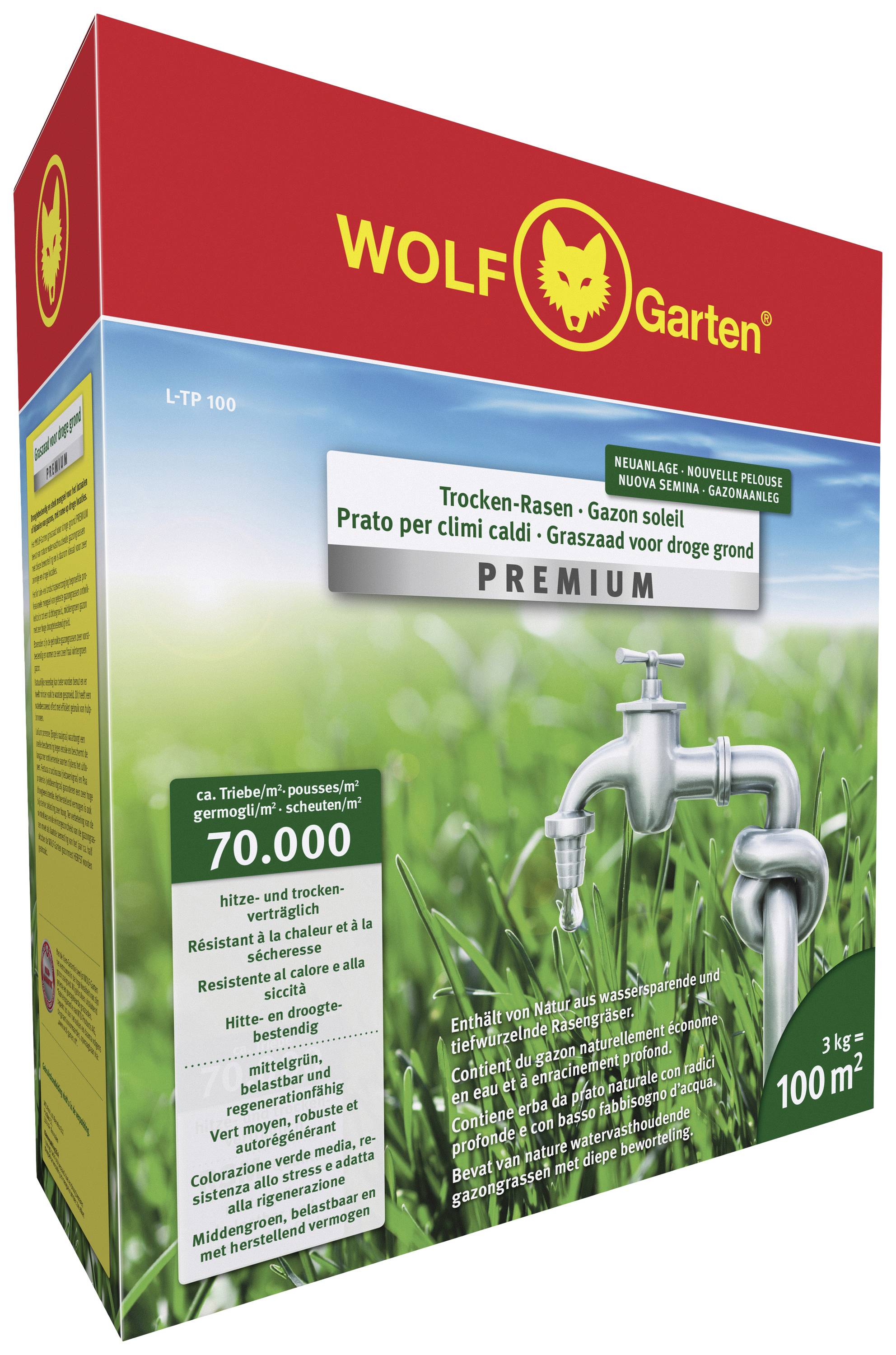 WOLF-Garten 3824642 WOLF garden - dry lawn premium L-TP 100 1 pc(s)