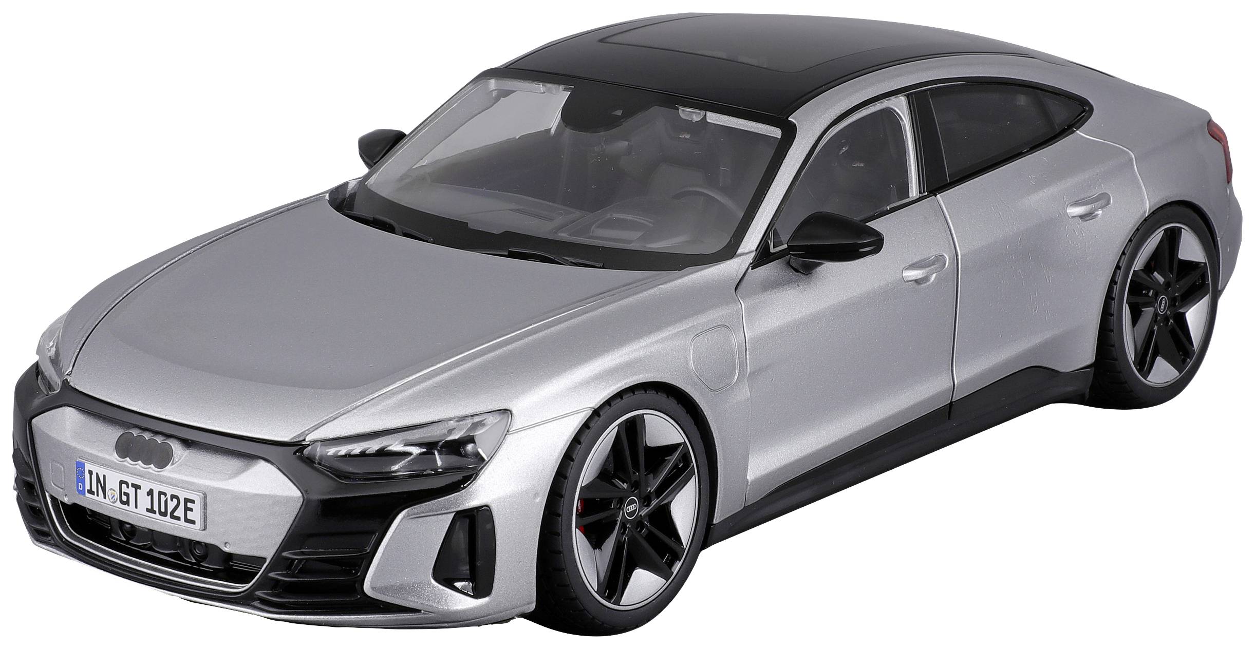 Bburago Audi RS e-tron GT 2022, silber 1:18 Model car