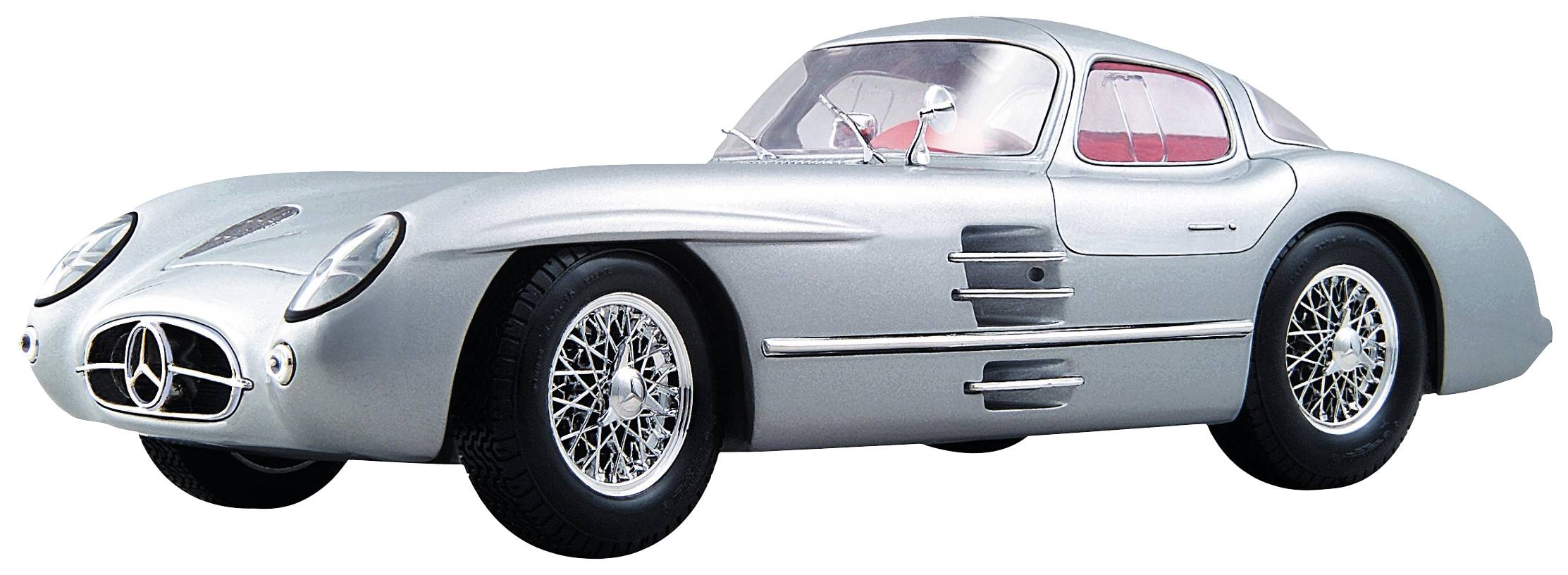 Image of Maisto Mercedes 300SLR Uhlenhaut Coupe 1955, Silber 1:18 Model car