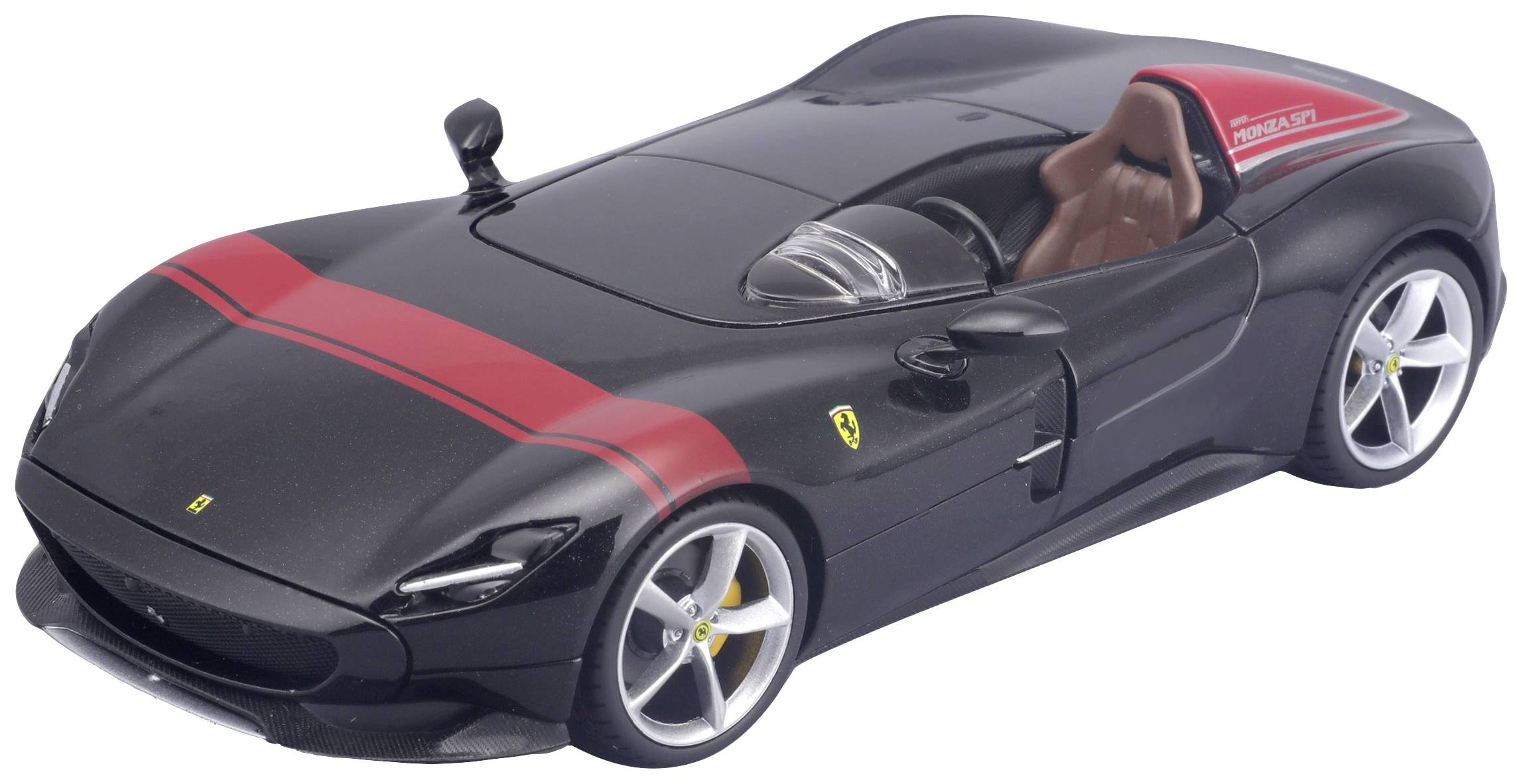 Buy Bburago Ferrari R&P Monza SP1, schwarz/rot 1:20 Model
