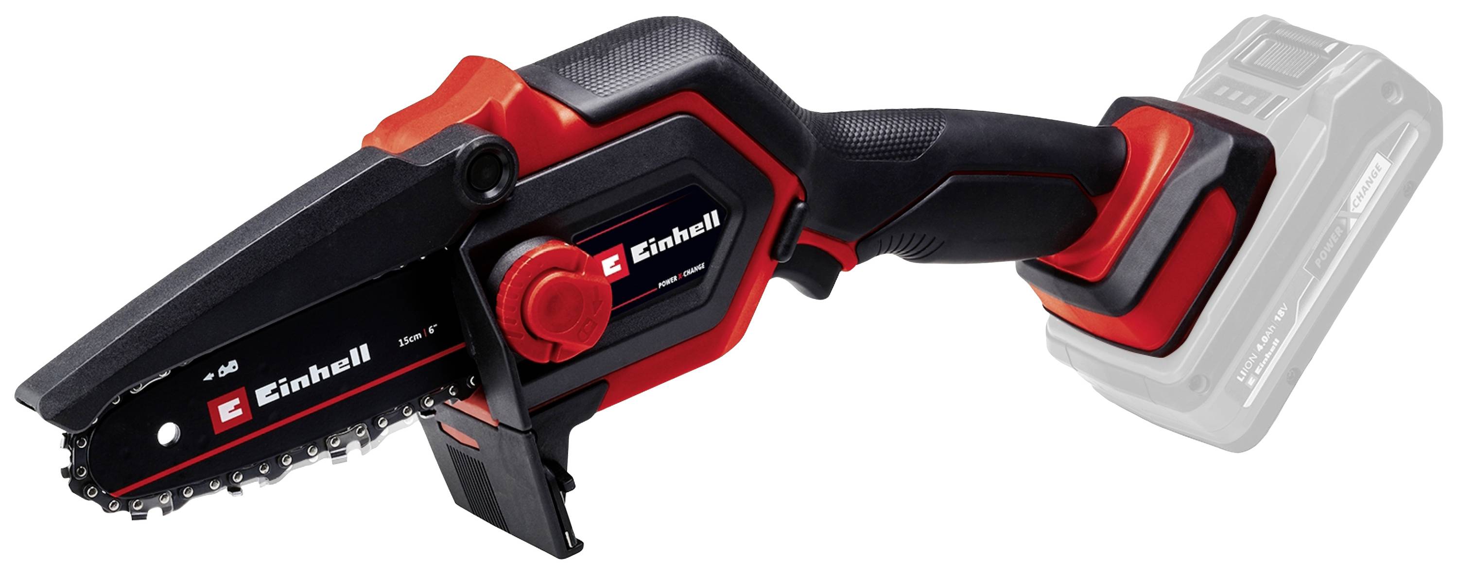 Einhell GE-PS 18/15 Li BL-Solo Power X-Change Rechargeable battery Cordless chainsaw w/o battery, w/o charger Blade length 158 mm