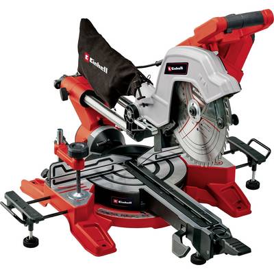 A red reciprocating saw with a metal saw blade on a base. Brand logo on the carry bag. Suitable for precise wood cutting.