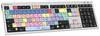 Logickeyboard Adobe Premiere Pro CC Corded Keyboard German, QWERTZ Grey Multimedia buttons, USB hub, Quiet keypad
