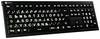 Logickeyboard XL-Print Corded Keyboard German, QWERTZ Black Multimedia buttons, USB hub, Quiet keypad