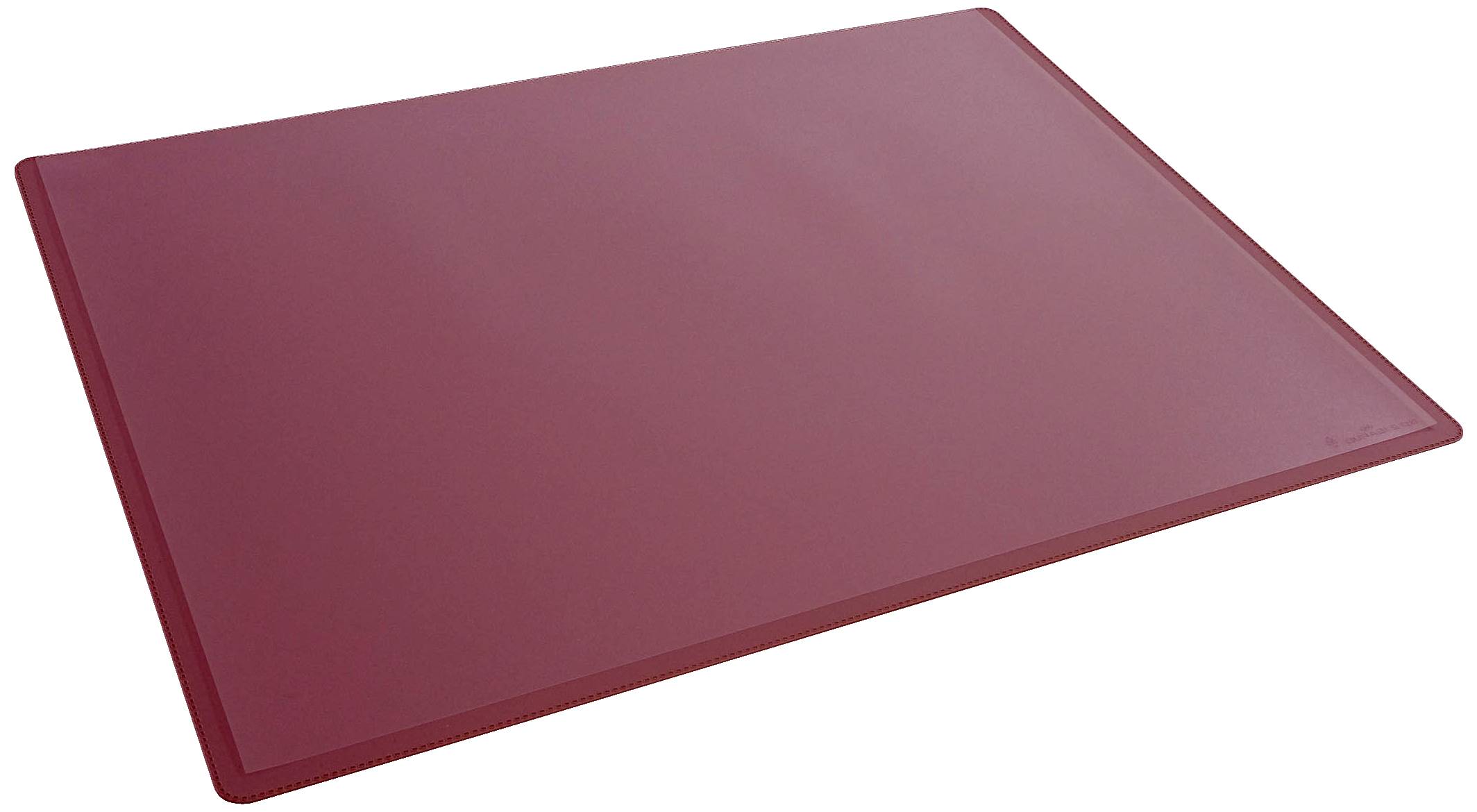 Durable 722203 Desk pad Red, Transparent (W x H) 530 mm x 400 mm