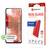 Screen protector for Samsung Galaxy A54 5G, including mounting frame. Packaging displays product image and specifications.