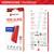 'Real Glass' Screen Protector Packaging for Samsung Galaxy A54 5G by Displex, featuring red and white design elements.