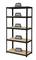 A freestanding heavy-duty shelving unit with five wooden shelves. Each shelf indicates a load capacity of '265 kg'.