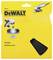 Packaging for a DeWalt grinding disc, suitable for 178mm diameter and 22.2mm (M14) bore. Image shows mounting instructions.