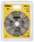 The packaging shows a DeWalt segmented cutting disc, 125 mm in diameter, suitable for dry and wet cutting.