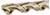Close-up of a gold-coloured spiral drill bit with a sharp point. The drill bit reveals its cutting edges and spiral flutes.