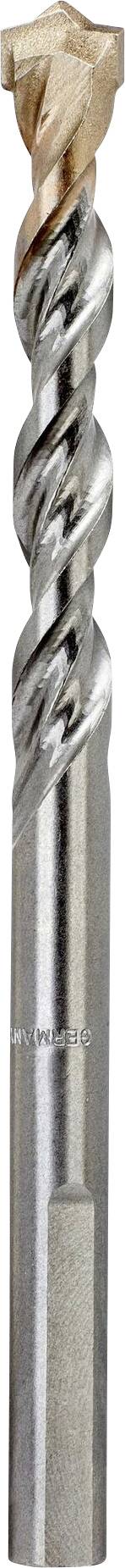 Metal cutting tool with spiral cutting edges for precision drilling or milling operations.