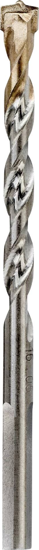 A metal drill bit with a golden tip and silver shaft, suitable for precise drilling in various materials.