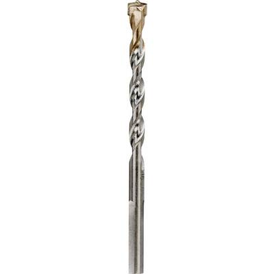A metal drill bit with a golden tip and silver shaft, suitable for precise drilling in various materials.