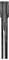 Metal hole tool with multiple cutting edges, cylindrical shaft, suitable for precision drilling.