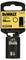 Black 18 mm DeWalt socket, 1/2 inch, for impact wrench, on yellow packaging with manufacturer information.