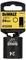 DEWALT socket attachment, size 24mm (1/2"), for impact tools, black, with yellow label.