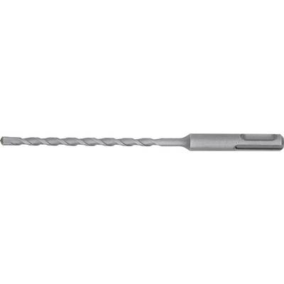A grey drill bit with spiral grooves and an SDS-Plus shank, used for drilling into concrete and masonry.