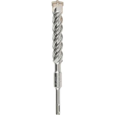 Drill bit with spiral cutting edges and SDS shank, used for drilling into concrete or stone.