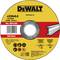 DeWalt cutting disc, Ø230mm, thickness 6mm. Max. 6650 rpm, 80m/s. For metal cutting, Standard EN12413. Caution: Observe safety precautions.