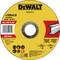 'DEWALT' Cutting Disc Ø125x3.0 mm, max. RPM 12,250, for Metal. Warning: Do not use with damaged disc. Design with safety warnings.