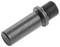 Metal grub screw, cylindrical in form, grooved, with threaded end. Commonly used in mechanical or construction applications.