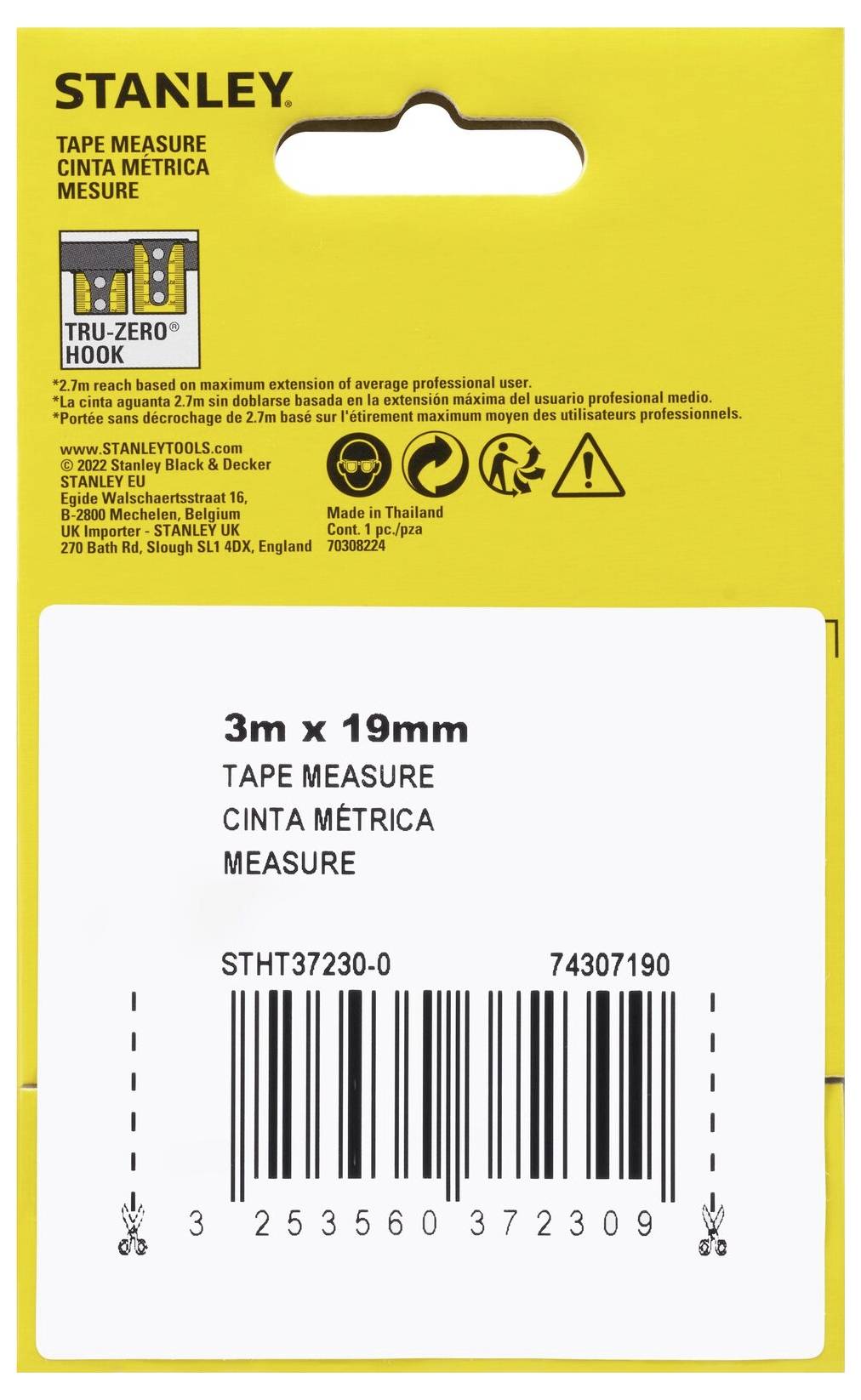 STANLEY Compact Pro STHT37230-0 Tape measure 3 m-4