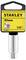 'Stanley' socket wrench, 21mm, 1/2 inch, 6-point design, product identification and logo printed on yellow label.