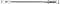 A metallic T-bar handle, typically used for tools such as socket extension bars, made from high-gloss polished metal.