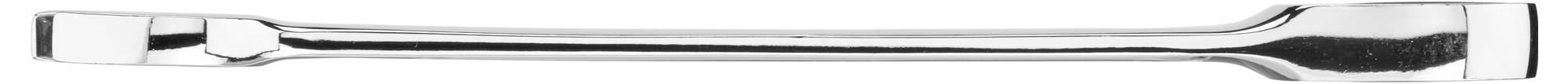 A gleaming, metallic crowbar with straight ends, suitable for levering work or opening crates.