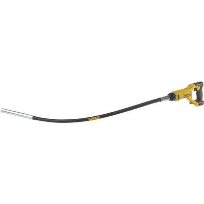A yellow, coat-like device with a long, black hose and a metal tip, used for reducing concrete vibrations.
