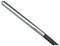 Metal vibrating needle with black cable, used for concrete compaction during construction work.