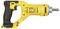 Yellow and black electrical spanner with ergonomic handle and manufacturer's label, suitable for construction work.