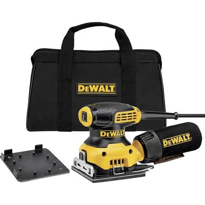 DeWALT grinding machine with carry case and accessories, suitable for DIY projects and professional work.