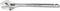 A adjustable spanner made of metal, with 'Stanley FatMax' stamped on it.