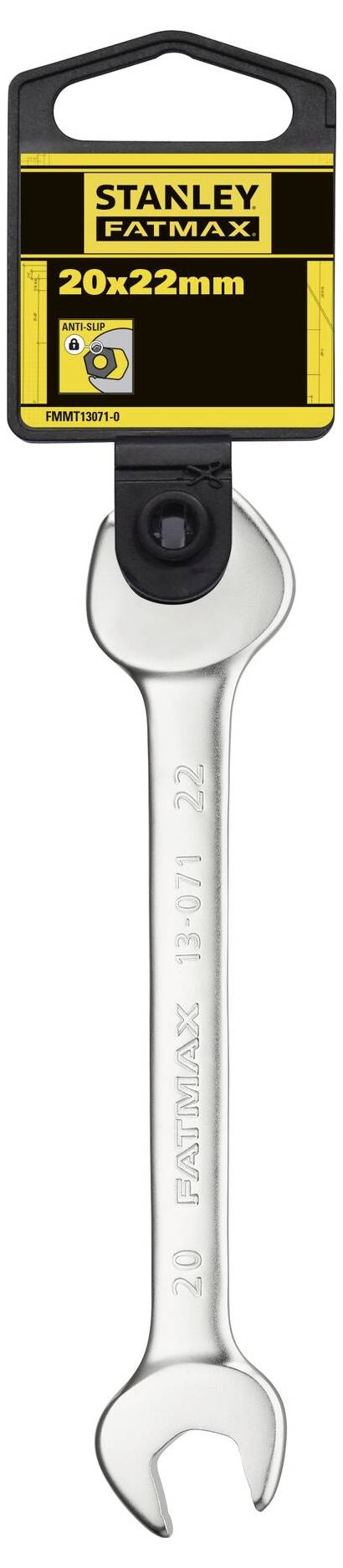 Stanley Fatmax adjustable wrench, 20x22 mm, with robust metal handle, suitable for loosening and tightening screws and nuts.