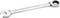 Silver spanner with an open-ended jaw on one side and a ring spanner on the other. 'STANLEY 89-918' is embossed.