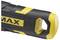 Close-up of a black and yellow tool with 'MAX' printed on it. The focus is on a yellow, hexagonal hole in the top right corner.