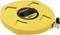 Yellow plastic measuring tape marked with '30m'. Suitable for precise measurements on construction sites or in workshops.