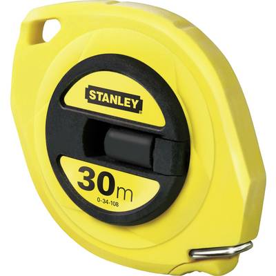 A yellow measuring tape with a black and yellow scale, marked '30 m'. Ideal for precise measurements over longer distances.