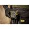 A black glove holds a yellow tape measure with the inscription 'STANLEY FATMAX 8m AutoLock' in front of a tool belt.