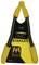 A yellow and black 'Stanley' clamp with an opening of 25 mm, suitable for various holding purposes.